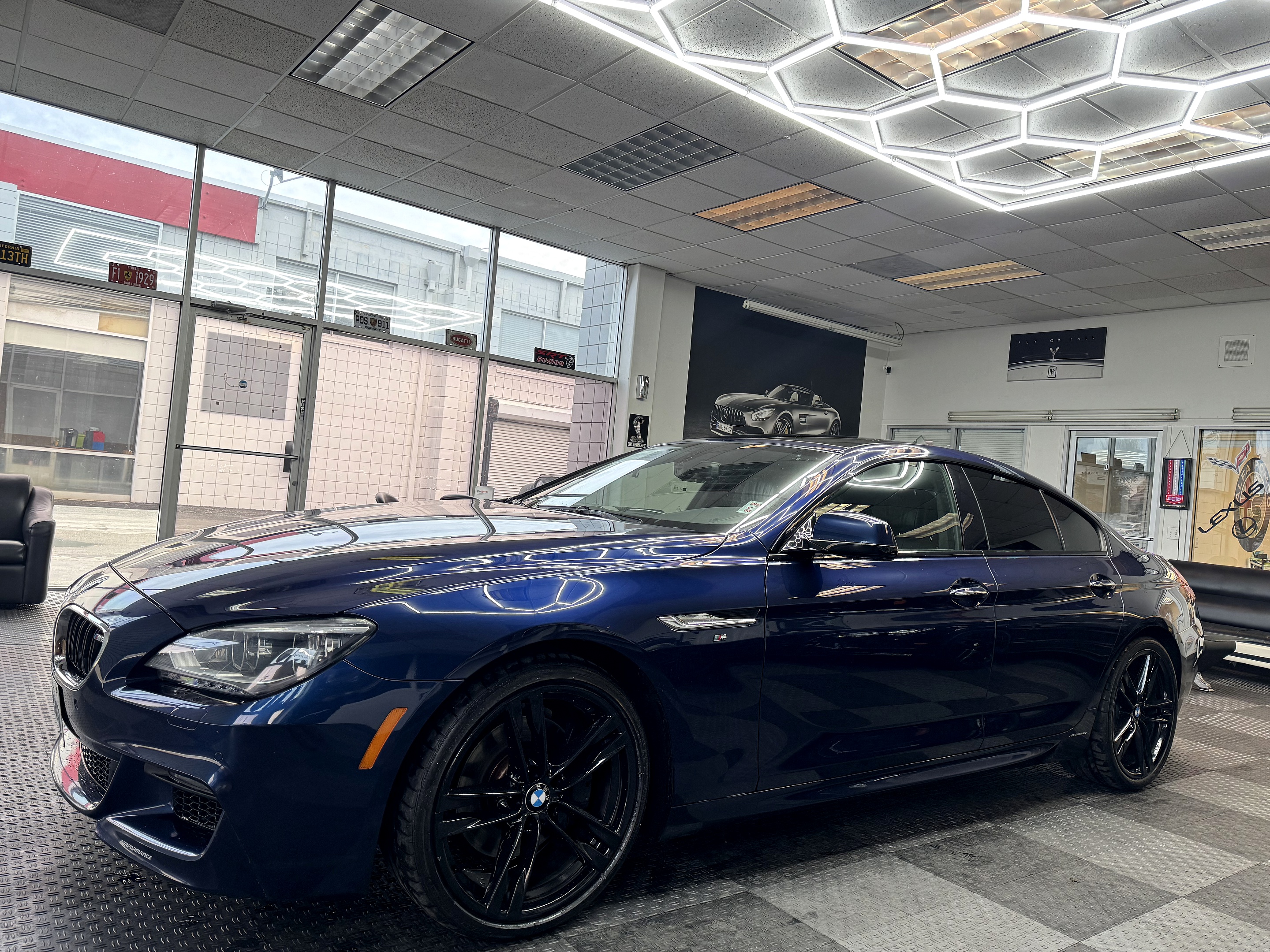 Deep Sea Blue Metallic 2014 BMW 6 Series 650i Gran Coupe RWD Sedan Rear-Wheel Drive Automatic