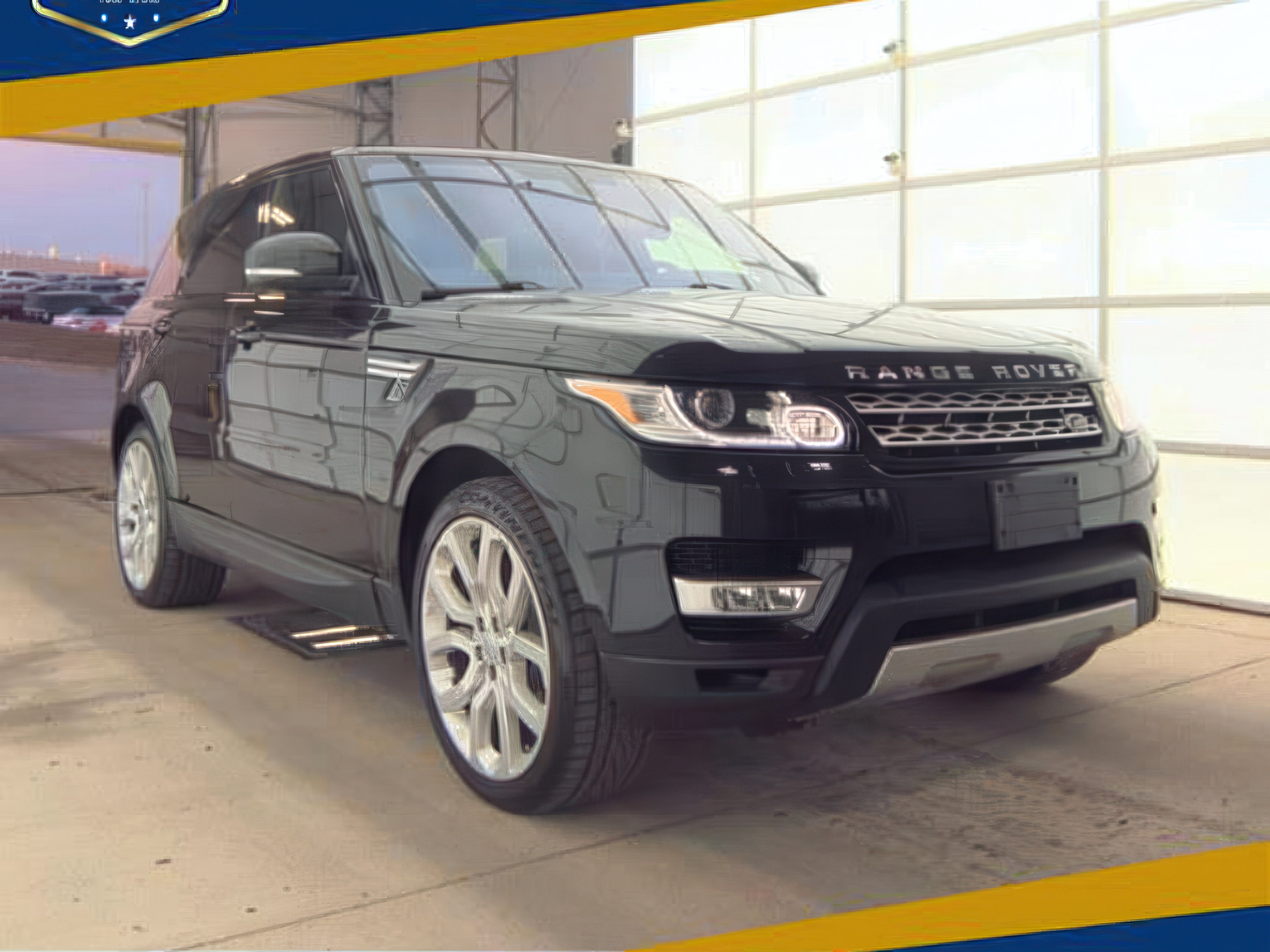 Black 2016 Land Rover Range Rover Sport V6 HSE 4WD SUV / Crossover All-Wheel Drive Automatic