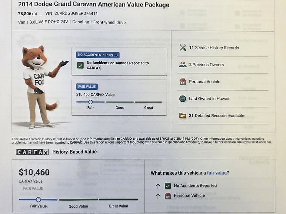 2014 Dodge Grand Caravan American Value Package - Photo 8