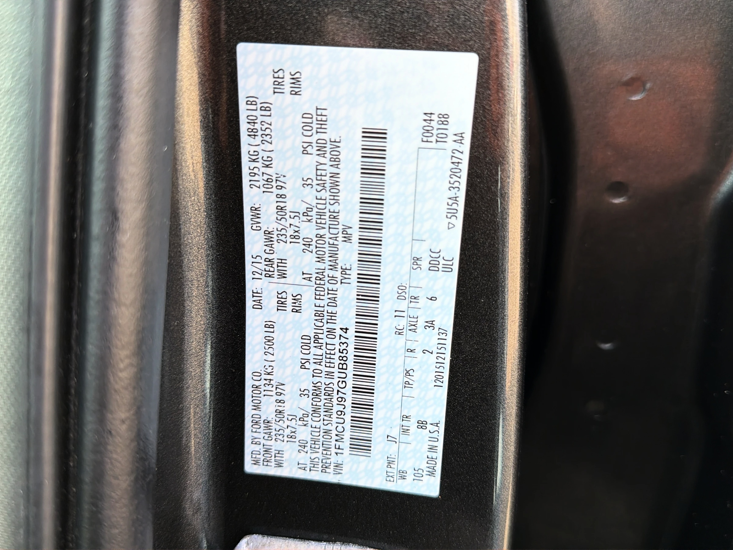 2016 Ford Escape Titanium - Photo 20
