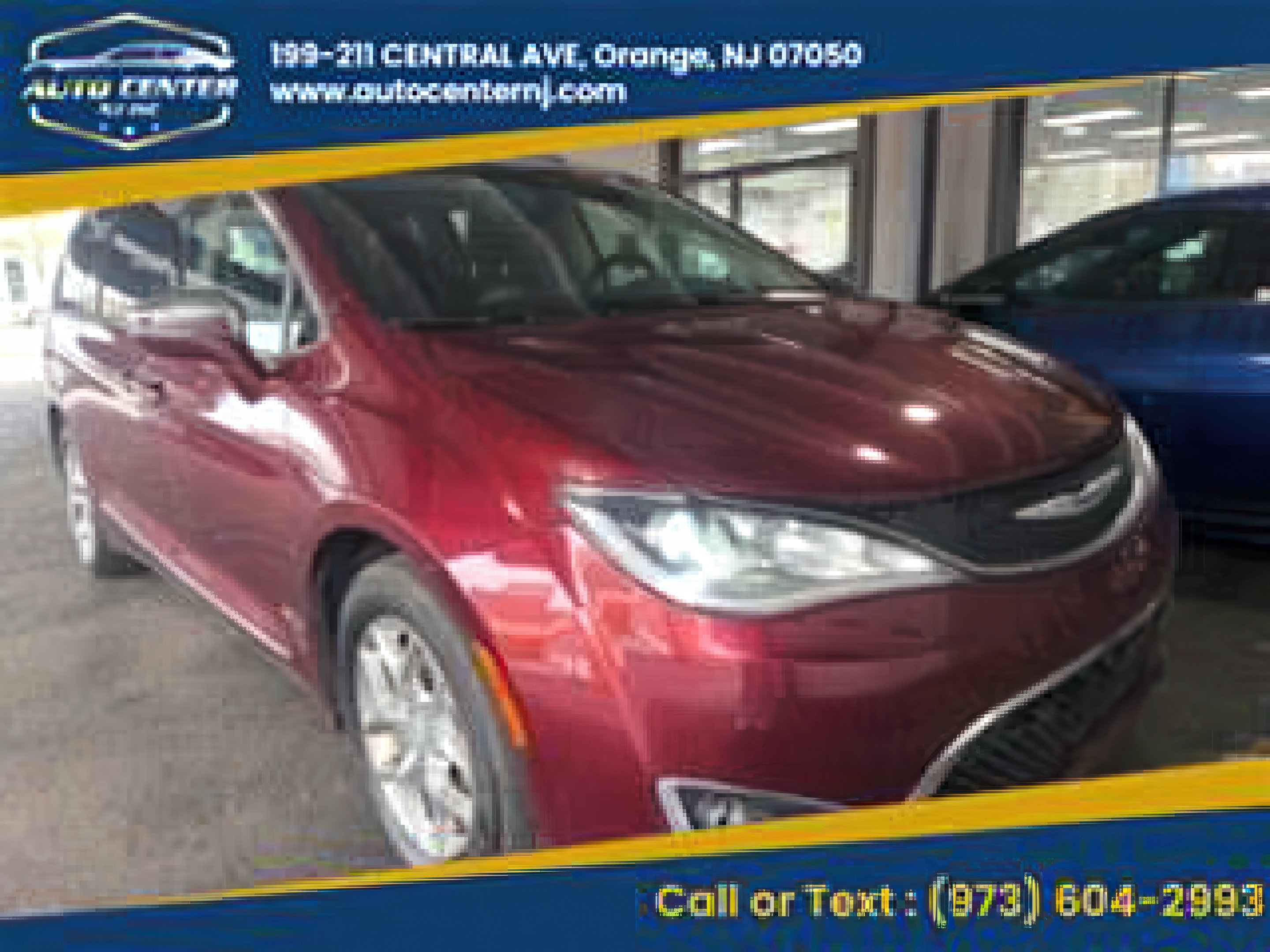 Red 2018 Chrysler Pacifica Limited FWD Minivan Front-Wheel Drive Automatic
