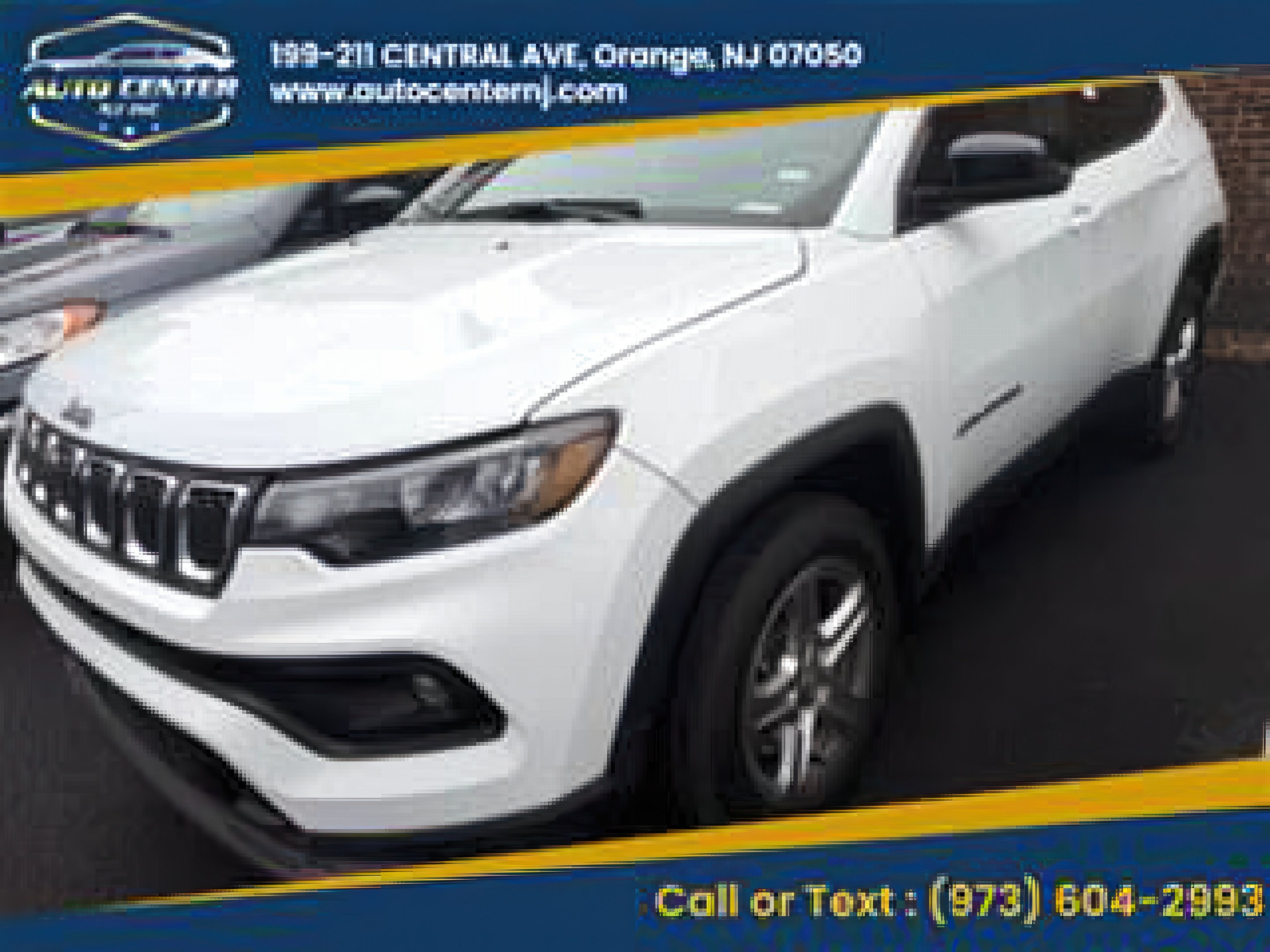 White 2024 Jeep Compass Latitude 4WD SUV / Crossover Four-Wheel Drive Automatic