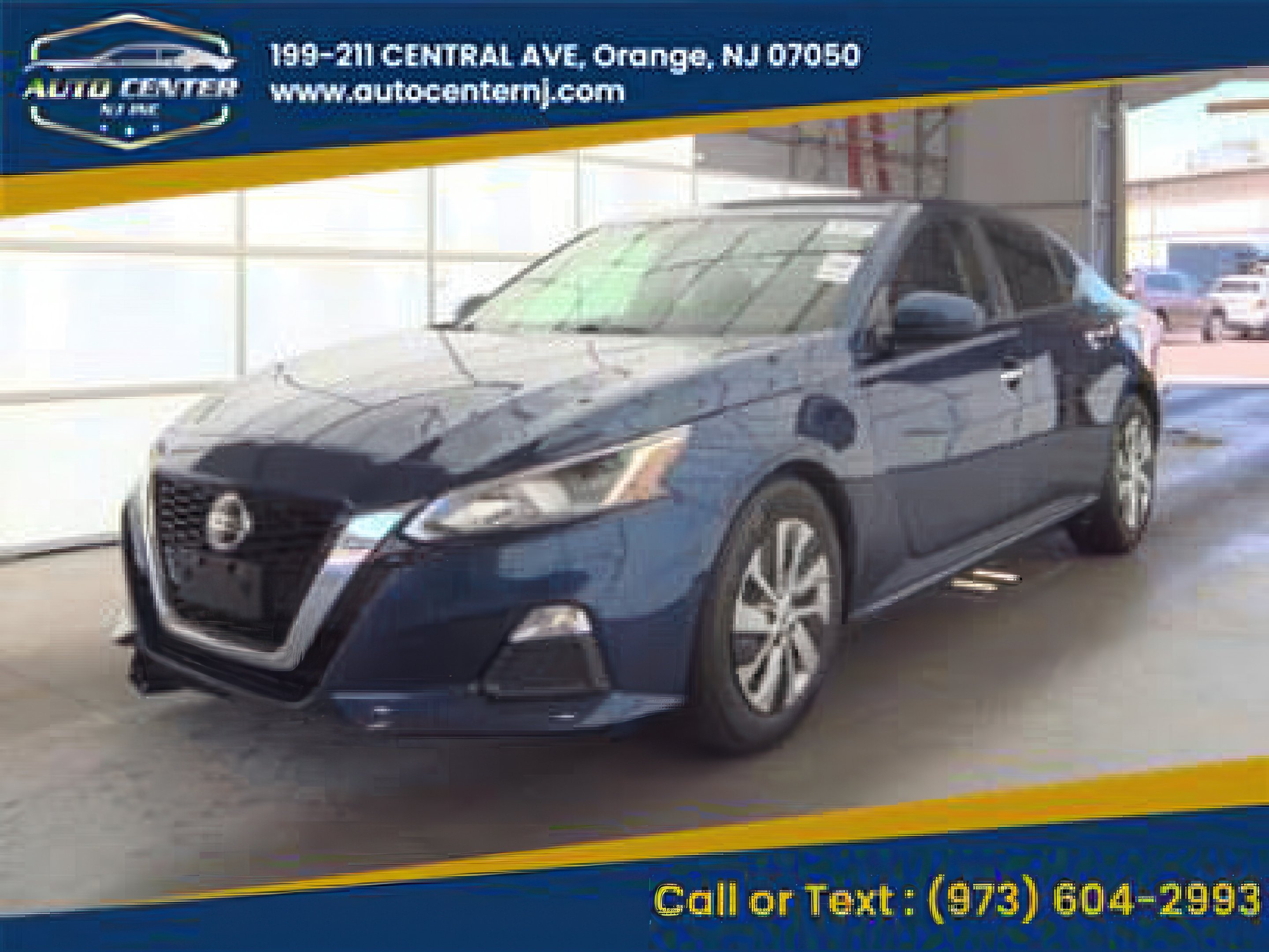 Blue 2019 Nissan Altima Sedan Front-Wheel Drive Automatic