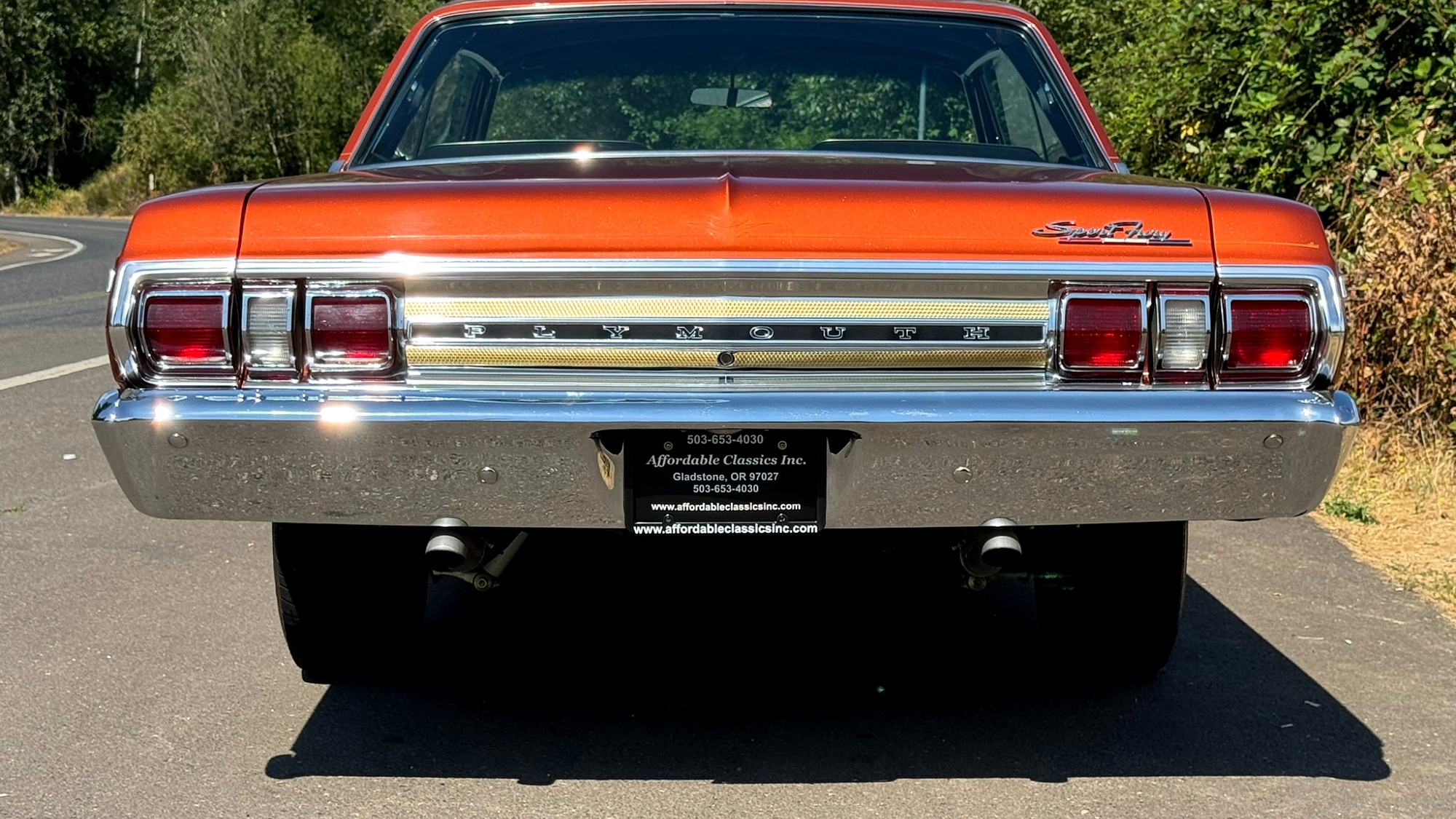 1965 PLYMOUTH SPORT FURY Affordable Classics inc. Classic Cars for